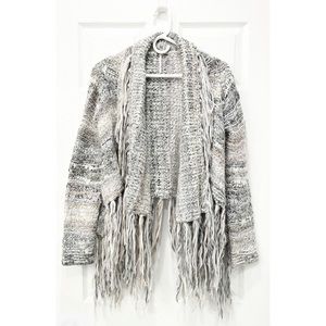 Free People Birkenstock Fringe Cardigan